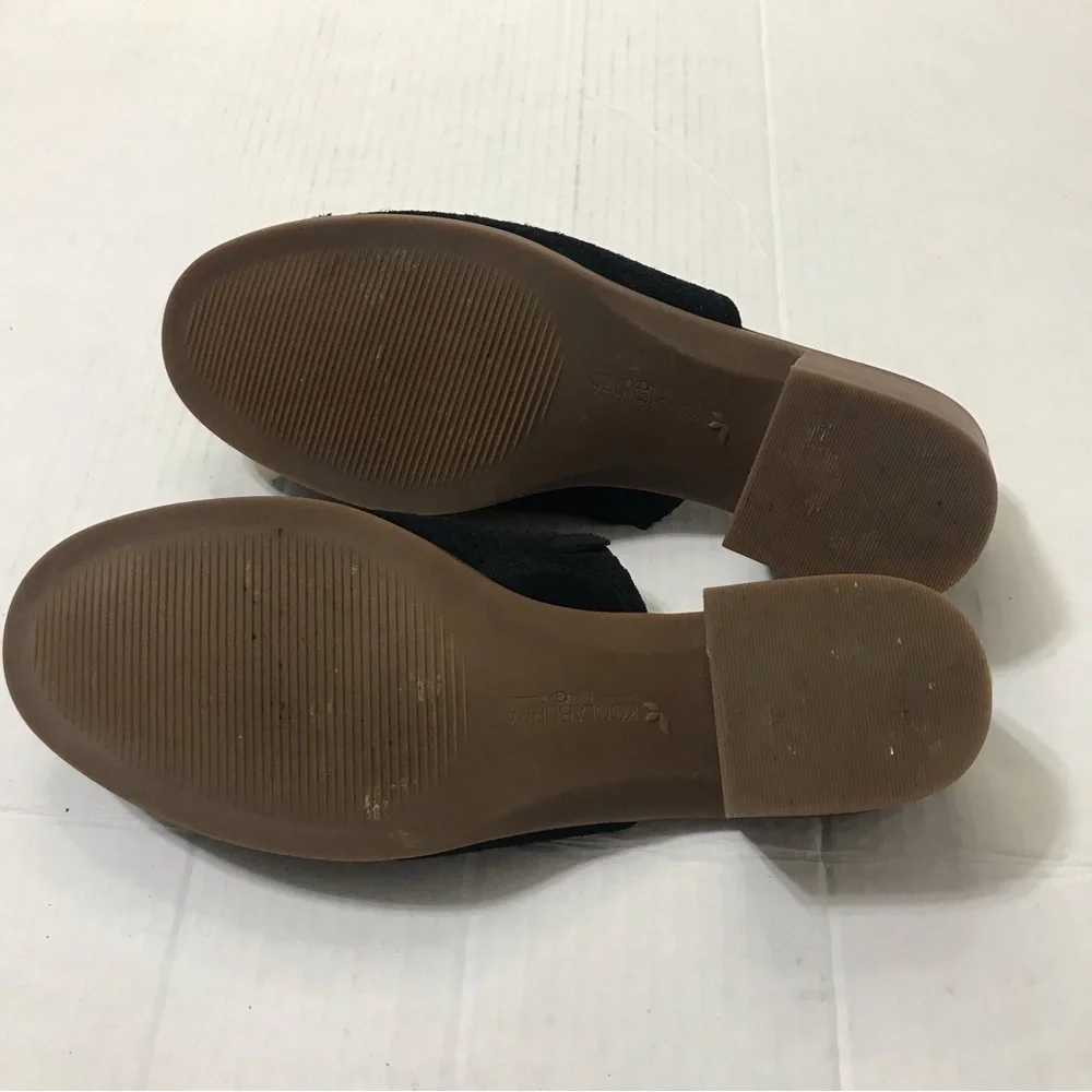 Koolaburra By UGG Raychel Open Toe Suede Mule Black Size 9.5 - Picture 7 of 8